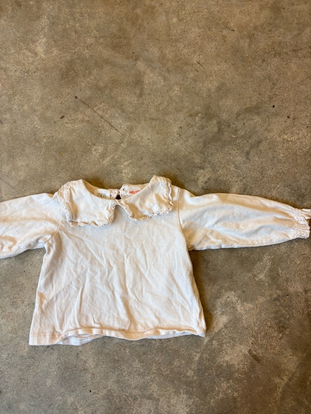 Zara collard shirt cotton